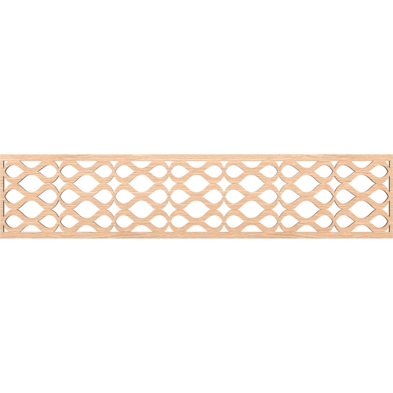 Moulure de panneau Somerset, Chêne rouge, H 10 po x l 46,75 po x P 0,25 po