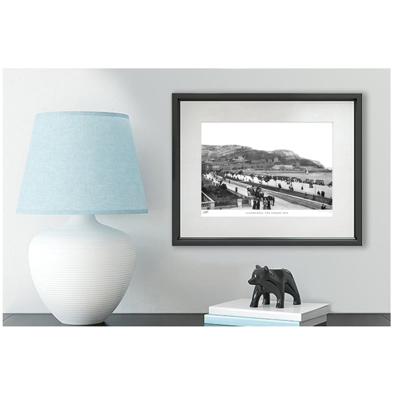Llandudno, The Parade 1895 - Single Picture Frame Print, 60cm H x 80cm W x 2.3cm D