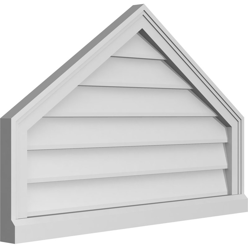 Ventilé à pignon non-fonctionnel Signature, H 22 po x l 34 po x P 2 po
