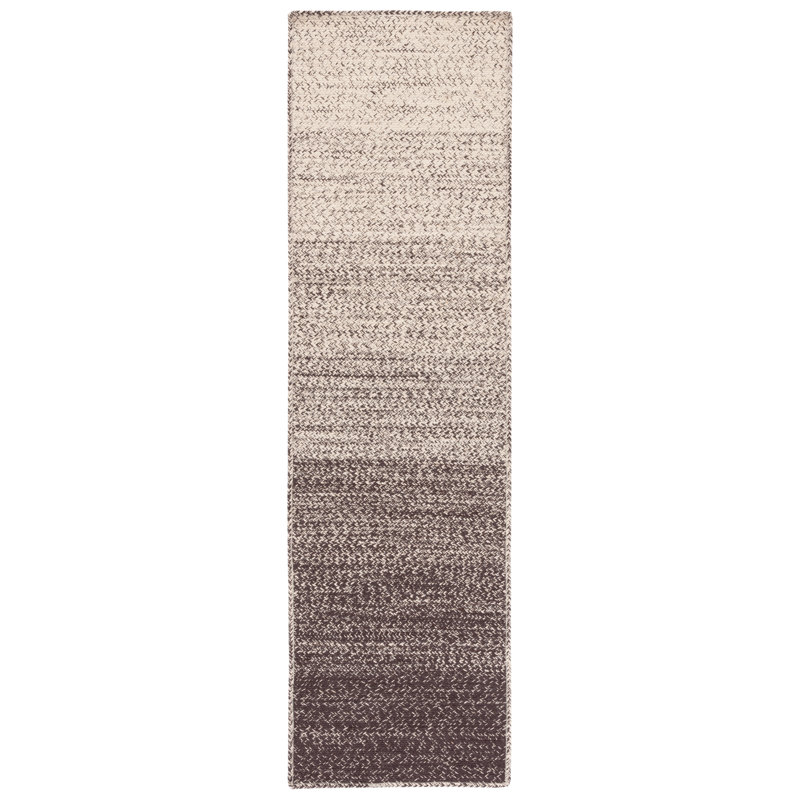 Dequentin Natural Fiber Hand Loomed Jute Ombre Rug, Runner 2'3" x 8'