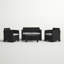 Ensemble de conversation avec canapé et coussins en rotin 4 pièces-321997607