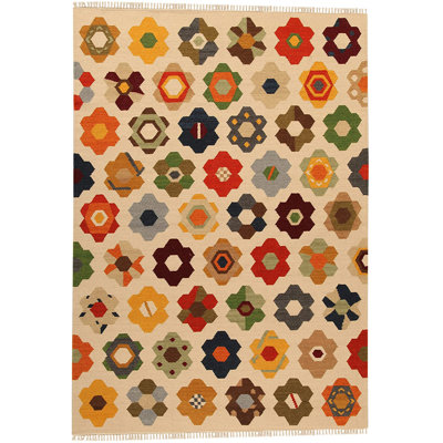 Sabite Ikat Hand Knotted Area Rug