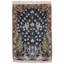 Tapis bleu marine en coton / laine Romonica