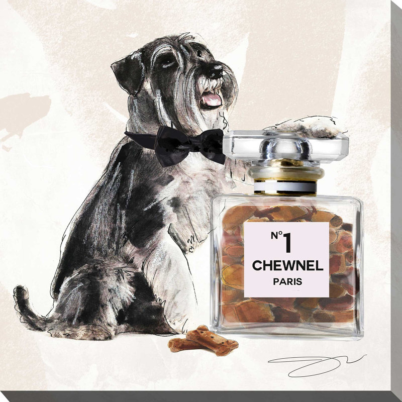 Schnauzer (Square) par By Jodi - impression, Toile tendue, H 36 po x l 36 po x 1,5 po