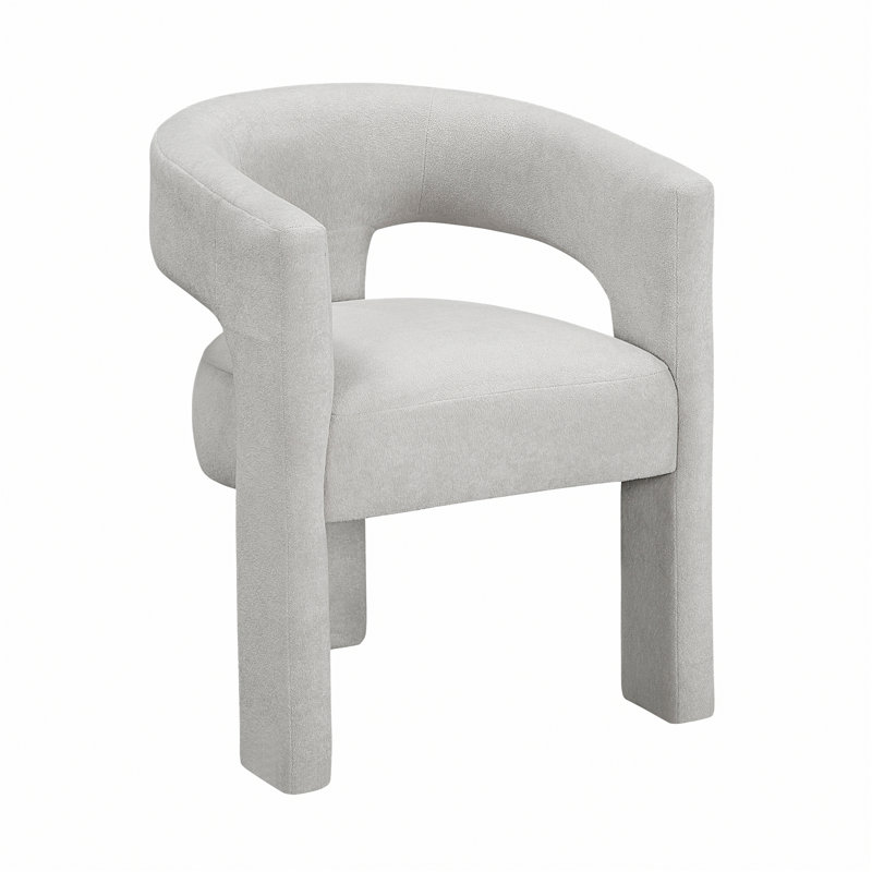 Ensemble de 2 chaises de salle à manger, chaises d'appoint élégantes pour restaurant, Gris clair