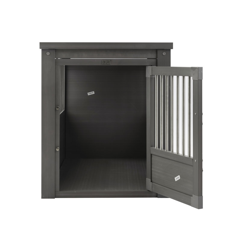 Caisse pour chien Southwood ECOFLEX, Grand (H 28 po x l 24 po x P 35,4 po), Gris