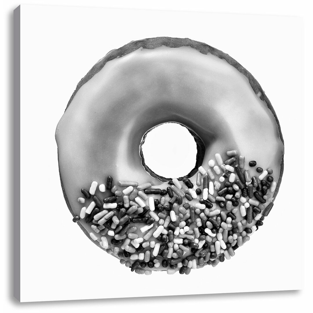 Leinwandbild Glasierte Donuts