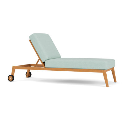 Alpine Outdoor Teak Chaise Lounge