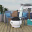 Smokeless Outdoor Fire Pit with Lid-494176832