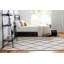 Tapis tressé bijou couleur beurre