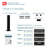 18" Galvanized Steel Wall Extension Post, Black