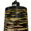 1-Light Black Metal Mesh Modern Pendant Light