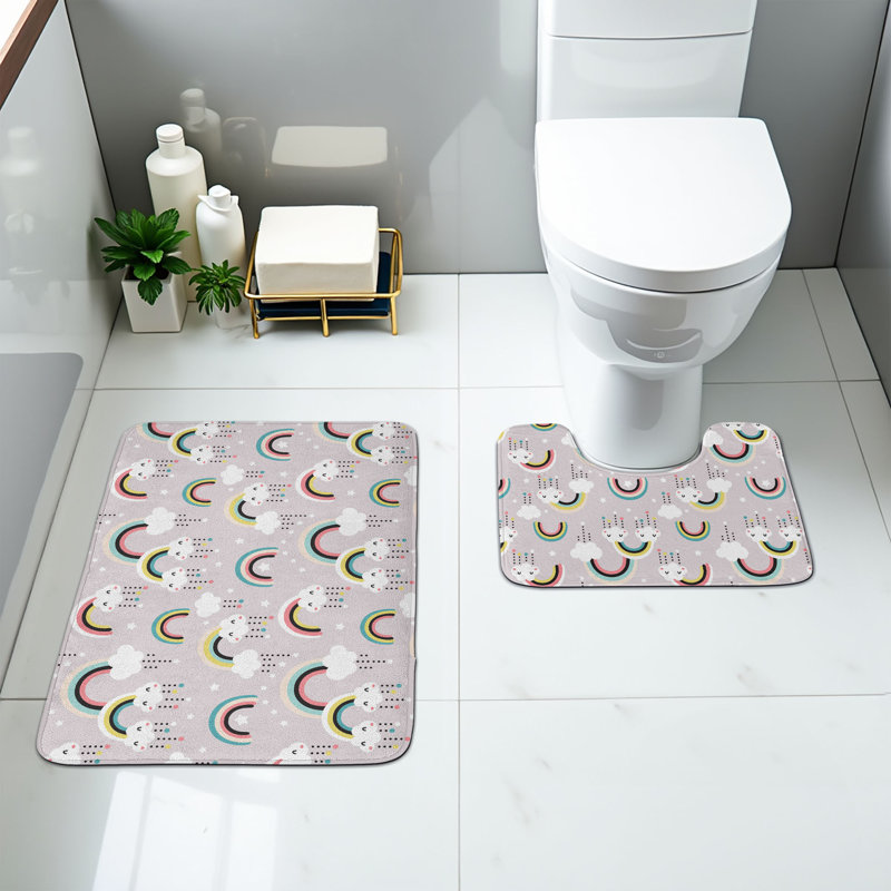  Multicolore tapis de salle de bain Rainbow