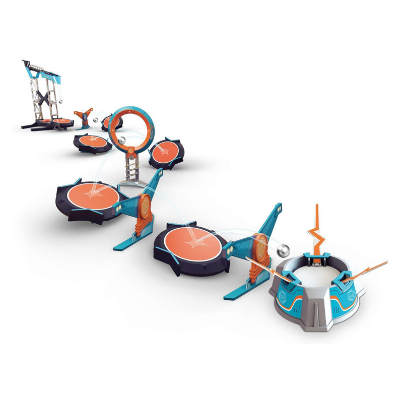 Goliath BoomTrix Trampoline Chain Reaction STEM Kinetic Metal Ball Stunt Kit