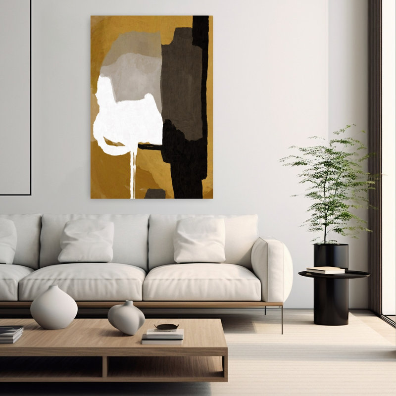 Art contemporain contemporain abstrait, H 60 po x l 40 po