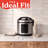 Gourmia 3 Qt Digital Rice Cooker & Steamer – 12 Cup Cooked (6 Cup Uncooked) Stainless Steel