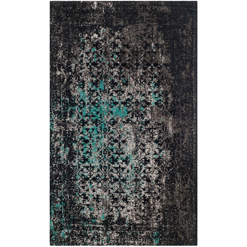 Tapis performance oriental rétro Kheir, Rectangle 3 pi x 5 pi