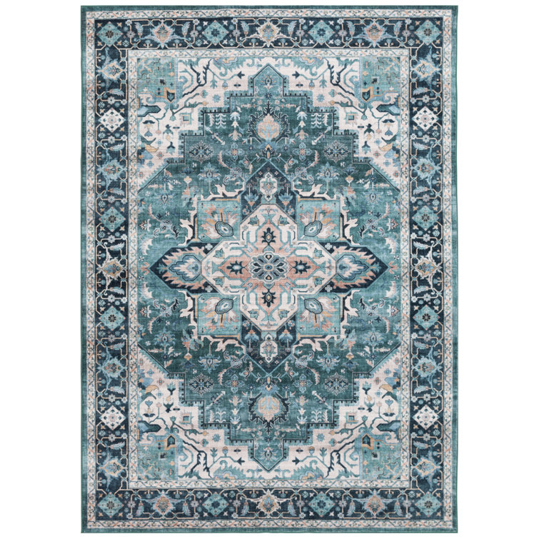 Gamber Washable Oriental Indoor Rug