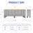 96-Inch Stainless Steel Rolling Tool Box with 24 Drawers, Heavy-Duty Mobile Garage Workbench, Lockable Large Tool Chest Storage Cabinet with Wheels for Workshop