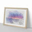 A Beach in Spain in Abstract - Picture Frame Graphic Art Print-55629575-55629574