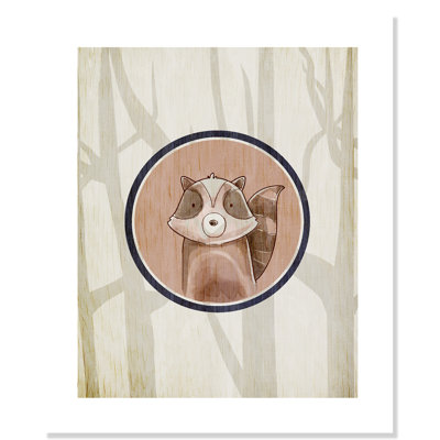 Animaux de la forêt, impression sur papier 1 pi
