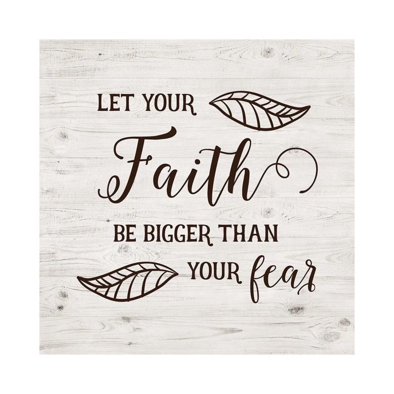 Bigger Than Fear by Amanda Murray - Wrapped Canvas Print, 93.98 cm H x 93.98 cm W x 3.175 cm D