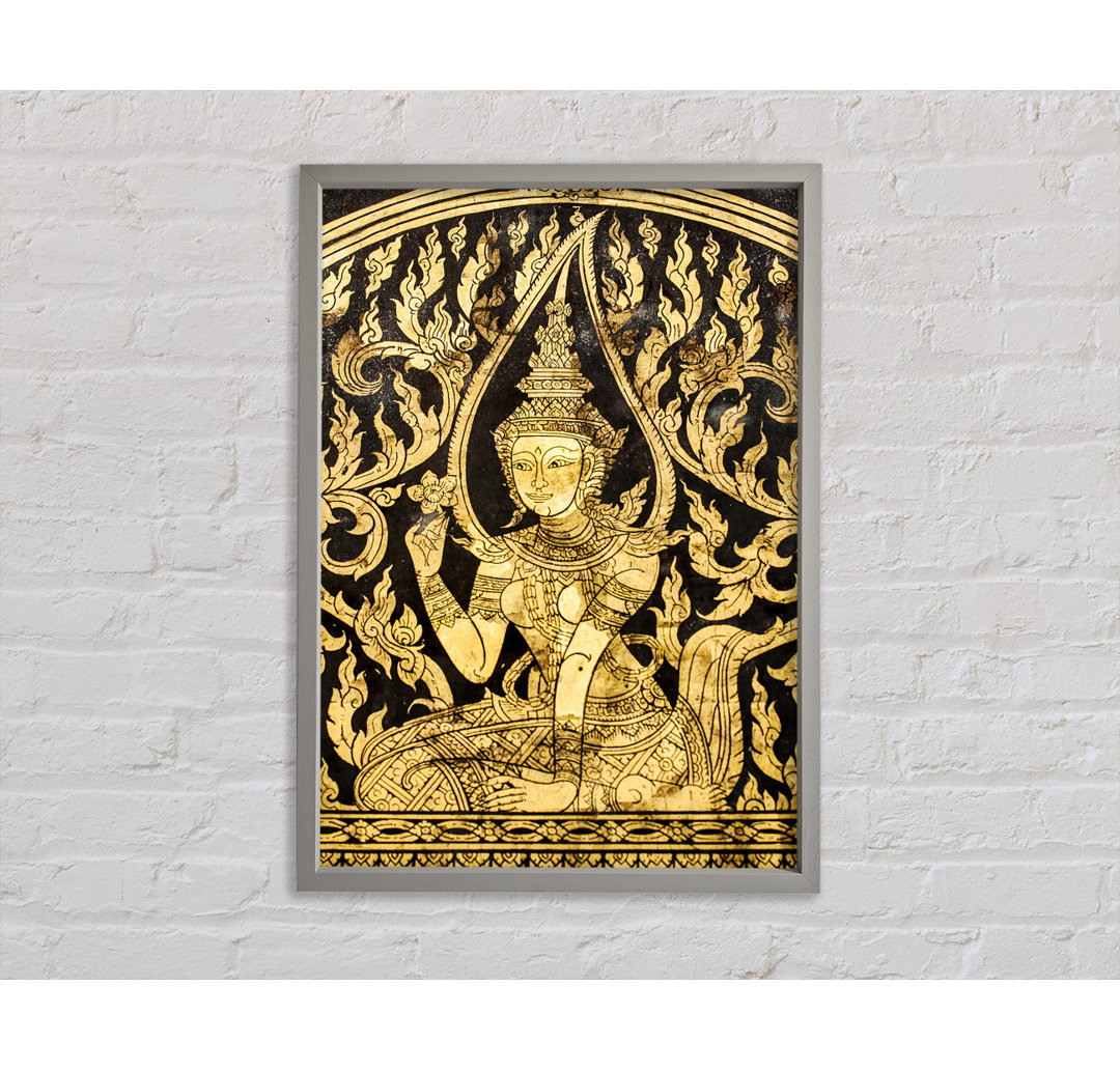 Buddha 29 - Einzelner Bilderrahmen Kunstdrucke auf Leinwand