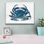 «Blue Coastal Crab» par Cindy Jacobs, art mural sur toile-1522660291