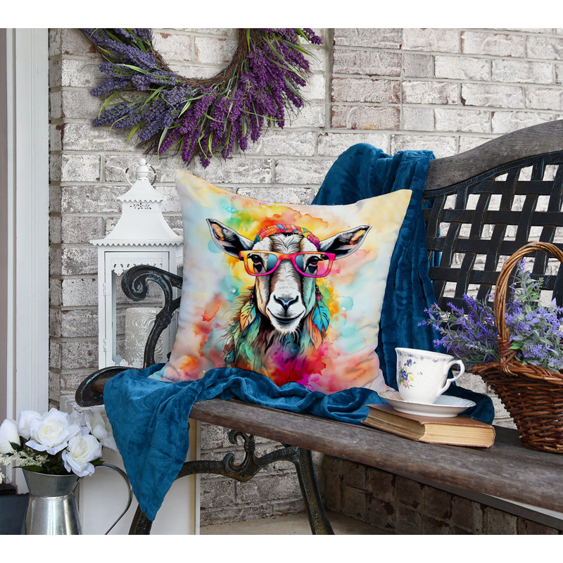 Coussin Hippie, H 18 po x l 18 po