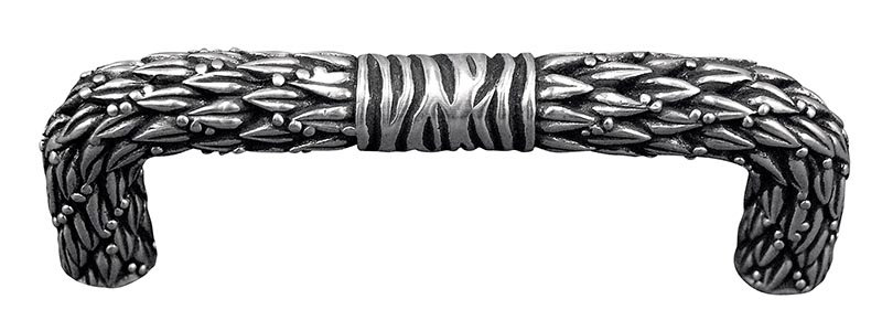San Michele Arch Pull, Antique Silver, 3"