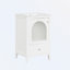 Meuble-lavabo de salle de bain avec lavabo, porte à fermeture douce et tiroir-108295418