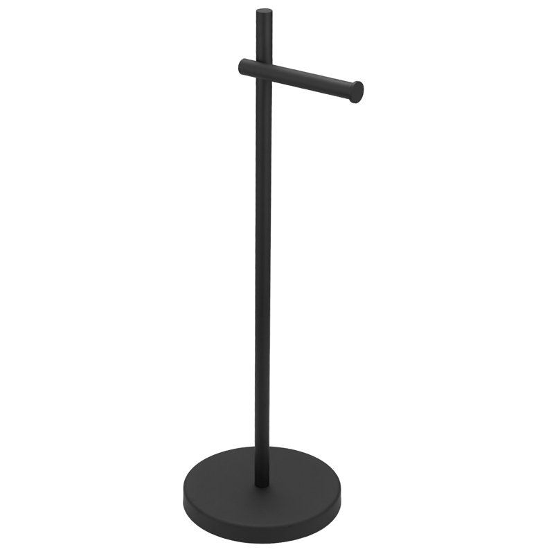 Porte-papier hygiénique, Noir mat