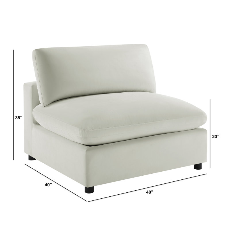 Chaise 40" 40" Polyester Ivoire, Polyester ivoire