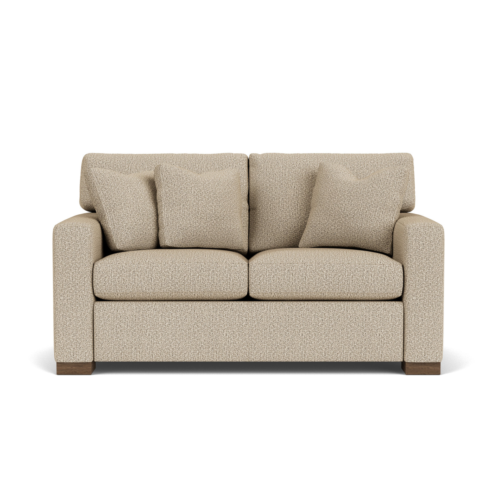 Anderia 63'' Upholstered Loveseat, Light Beige Polypropylene/Olefin
