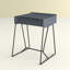 Table de bout de style traîneau avec rangement Isay-481912233
