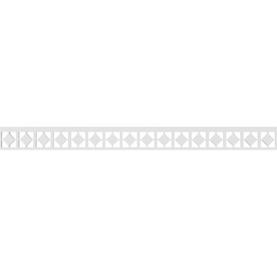 Garniture de sol en PVC de qualité architecturale H 4 po x P 5/8 po x L 48 po Glenburn