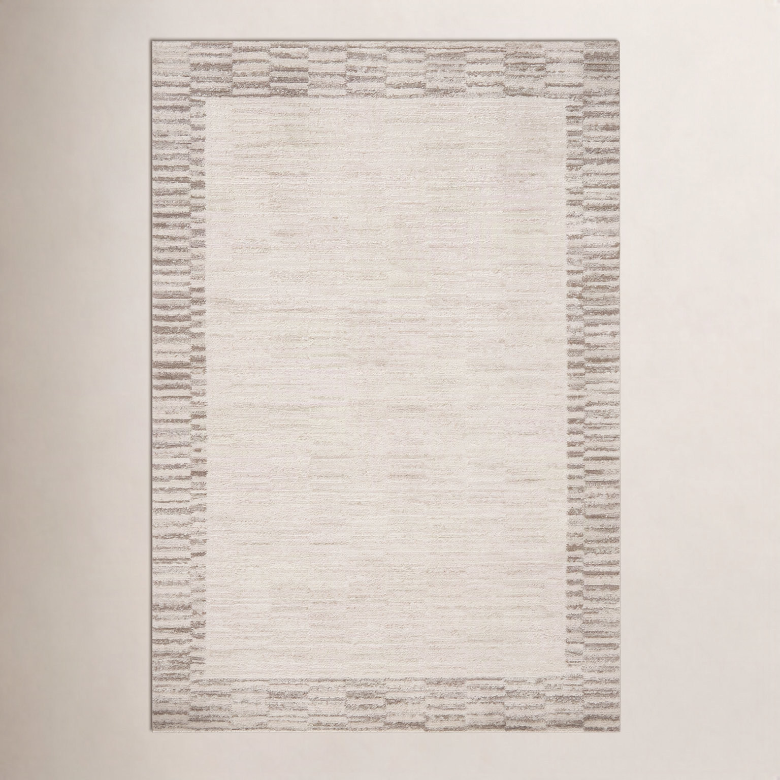 Chris Loves Julia x Loloi Calvin Ivory Pebble Rug, Rectangle 6'3" x 9'6"