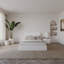 Ensemble de chambre à coucher avec rangement réversible 2 pièces Porter-41447885-41447874