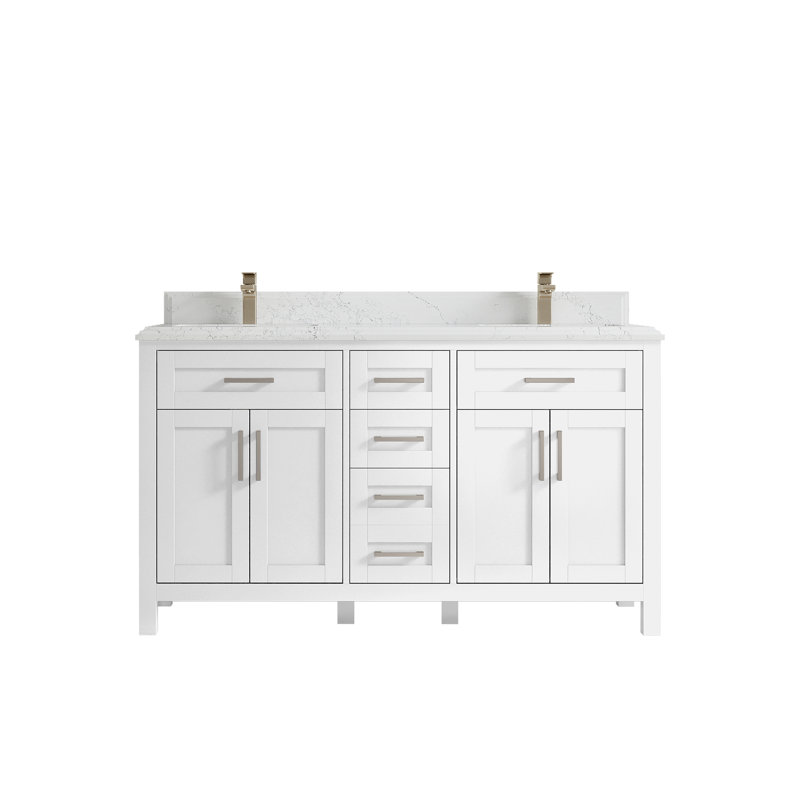 Ensemble de meuble-lavabo double 60 po, Empira