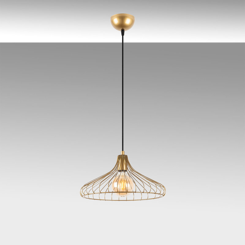 Luminaire suspendu conique 1 lumière