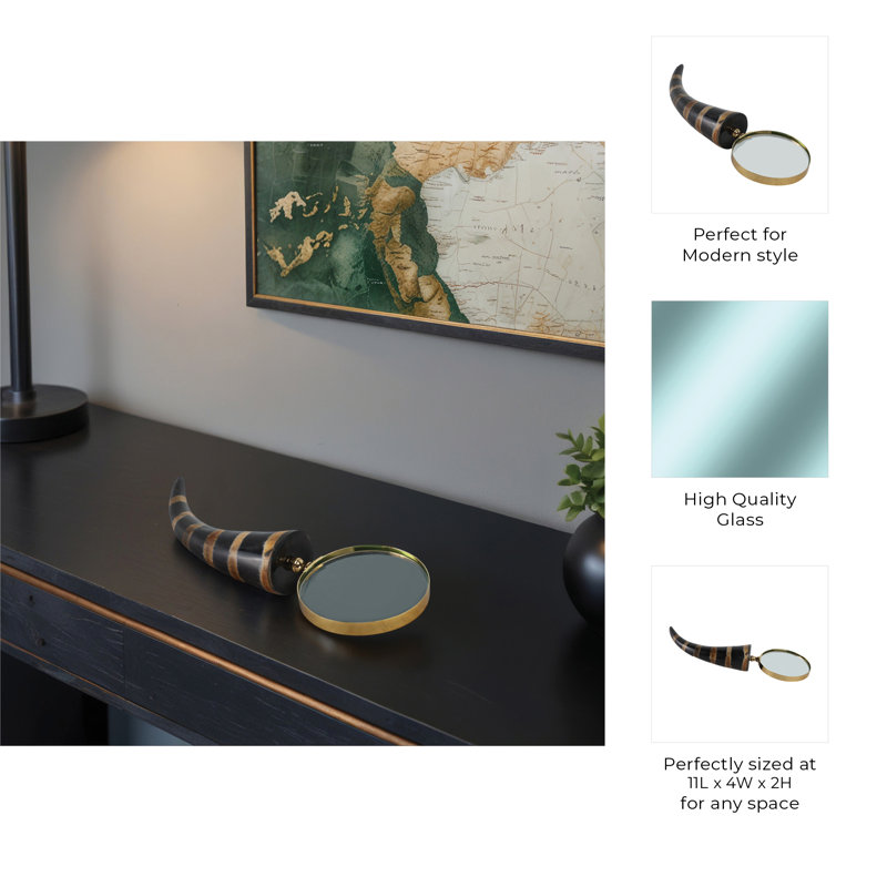 11" Curran Horn Magnifying Glass
