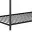 Lit superposé triple Furniture, simple / simple / simple, noir
