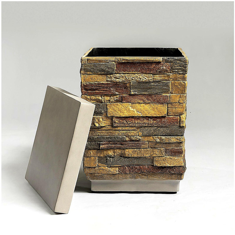 Table d'appoint avec couvercle de propane et couvercle de foyer
