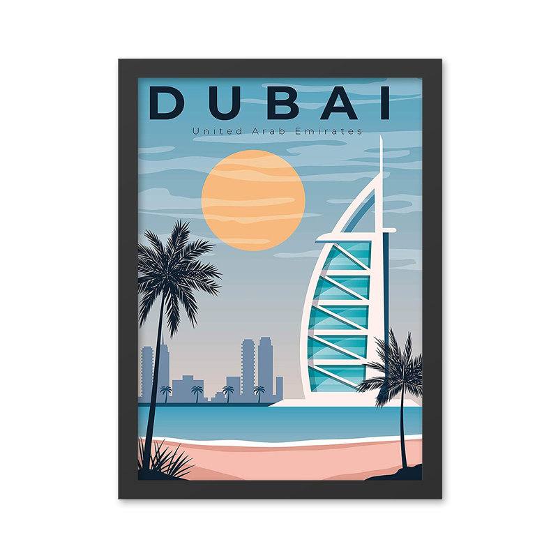 Decorative Framed MDF Painting