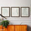 Verdure Ferns I - ensemble de 3 peintures sur toile encadrées-1399826423-1399826408