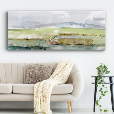 Pastel Inlet I - impression sur toile tendue