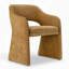 Fauteuil de salle à manger rembourré 19 po en chenille-887785776