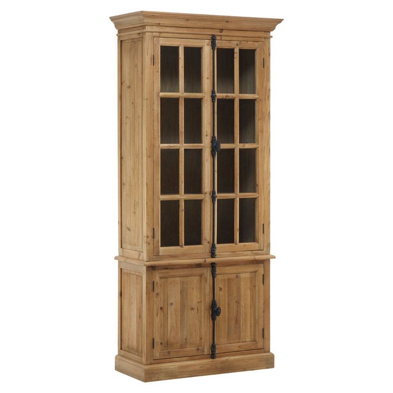 Eide 228cm H x 100cm W Solid Wood Standard Bookcase