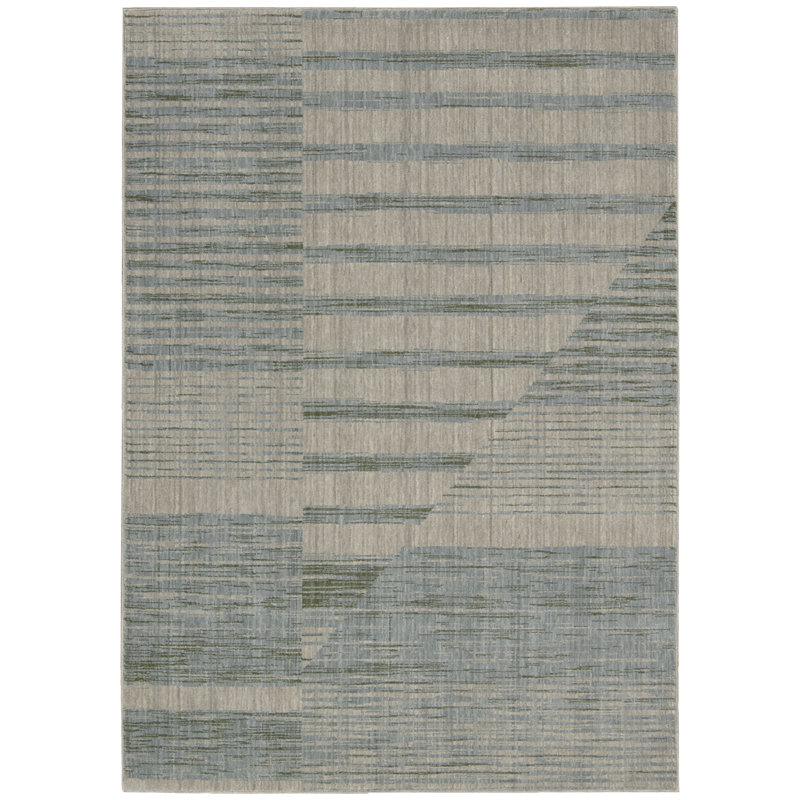 Striped Indoor Rug, Rectangle 3'6" x 5'6"