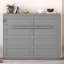 Lit escamotable double pleine grandeur, gris-1677331083-1677331082